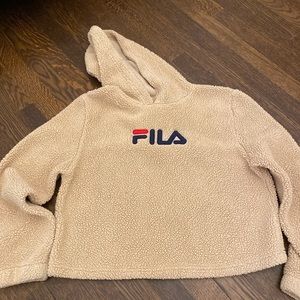 Fuzzy FILA sweatshirt